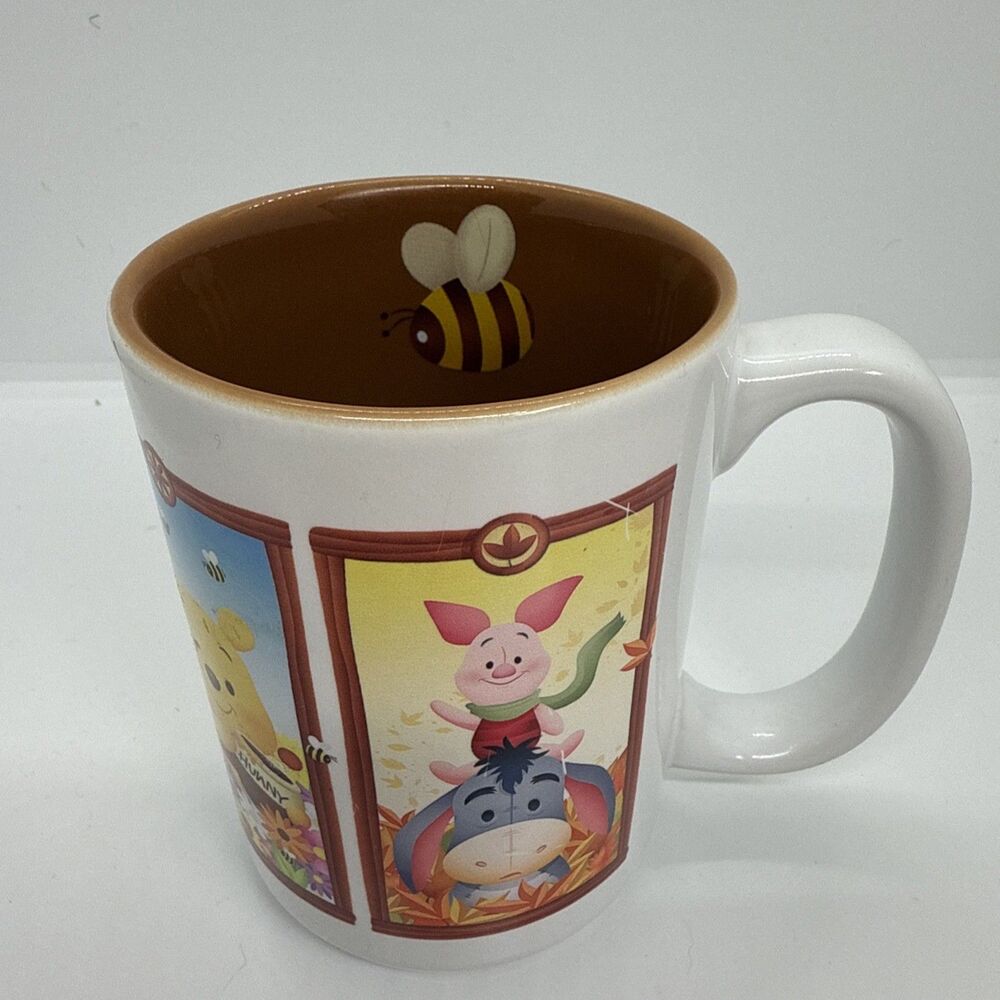DISNEY WINNIE THE POOH 4 SEASONS BEE COFFEE CUP MUG